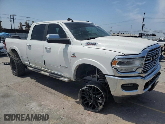 2020 Ram 2500 Laramie with VIN 3C6UR5FL5LG110779, listed as a Copart auction lot 64064525 with 85,508 mi miles and Salvage title. Bid and sale history available at DreamBid. Image 4.