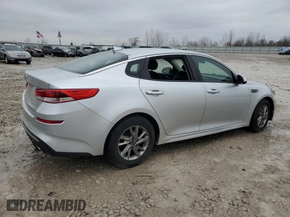 2019 Kia Optima LX with VIN 5XXGT4L3XKG295502, listed as a Copart auction lot 47432955 with 83,147 mi miles and Clean Title. Bid and sale history available at carsss.com. Image 3.