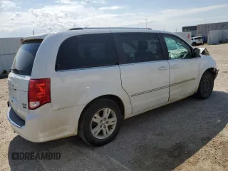 2017 Dodge Grand Caravan Crew Plus with VIN 2C4RDGDG6HR765484, listed as a Copart auction lot 63389874 with 169,529 mi miles and Salvage Title. Bid and sale history available at DreamBid. Image 3.