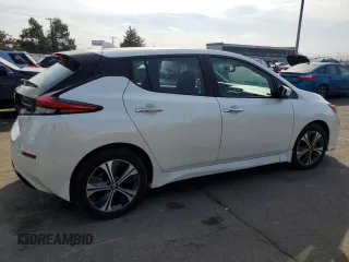 2020 Nissan LEAF SV Plus with VIN 1N4BZ1CP0LC307707, listed as a Copart auction lot 48912355 with 26,348 mi miles and Salvage Title. Bid and sale history available at DreamBid. Image 3.