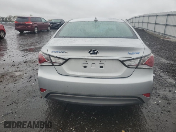 2012 Hyundai Sonata Hybrid with VIN KMHEC4A44CA020400, listed as a Copart auction lot 52800445 with 89,972 mi miles and Salvage Title. Bid and sale history available at DreamBid. Image 6.