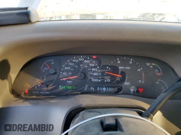2003 Ford F-350 XL with VIN 1FTSX31P13ED46387, listed as a Copart auction lot 73929044 with 131,981 mi miles and Salvage Title. Bid and sale history available at DreamBid. Image 9.