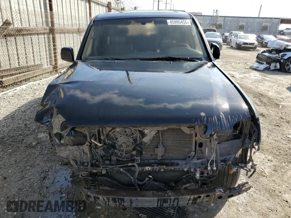 2001 Lexus LX 470 with VIN JTJHT00W613504449, listed as a Copart auction lot 45995455 with 229,056 mi miles and Salvage Title. Bid and sale history available at DreamBid. Image 5.