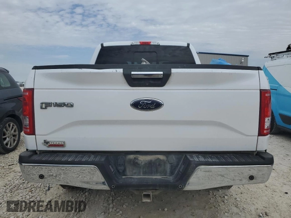 2017 Ford F-150 XL with VIN 1FTEW1EP6HKC53436, listed as a Copart auction lot 47133935 with 171,017 mi miles and Salvage Title. Bid and sale history available at carsss.com. Image 6.