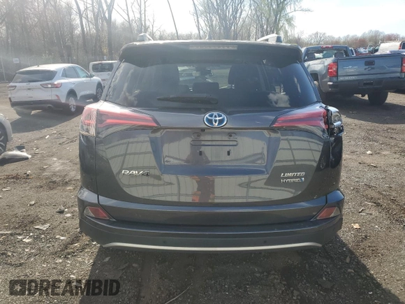 2017 Toyota RAV4 Hybrid Limited with VIN JTMDJREVXHD119783, listed as a Copart auction lot 53784315 with Not Provided miles and Salvage Title. Bid and sale history available at carsss.com. Image 6.