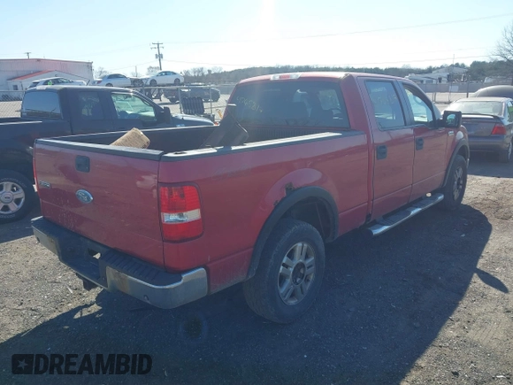 2008 Ford F-150 XLT with VIN 1FTPW14V78FA55613, listed as a IAAI auction lot 41765817 with 142,055 mi miles. Bid and sale history available at carsss.com. Image 4.