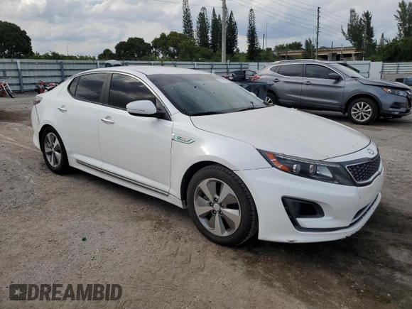 2014 Kia Optima Hybrid EX with VIN KNAGN4AD1E5073961, listed as a Copart auction lot 76757104 with 99,971 mi miles and Clean Title. Bid and sale history available at carsss.com. Image 4.