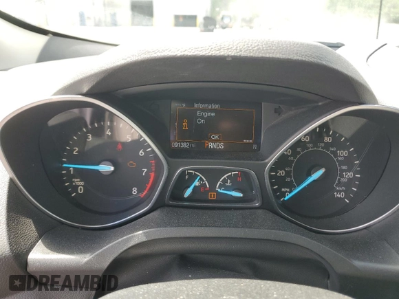 2017 Ford Escape S с VIN 1FMCU0F7XHUF03010, выставлен на аукционе Copart как лот 55399995 с пробегом 91 382 миль миль и Списание • Salvage title. История ставок и продаж доступна на DreamBid. Изображение 9.