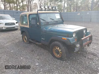1995 Jeep Wrangler S with VIN 1J4FY19P5SP243137, listed as a IAAI auction lot 41787400 with 136,565 mi miles. Bid and sale history available at carsss.com. Image 1.
