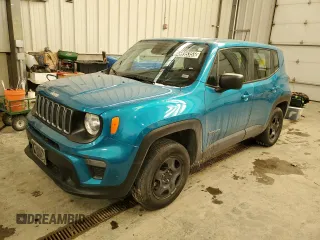 2022 Jeep Renegade Sport with VIN ZACNJDA11NPN65003, listed as a Copart auction lot 45895355 with 45,247 mi miles and Clean title. Bid and sale history available at DreamBid. Image 1.