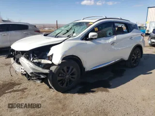 2018 Nissan Murano SV z VIN 5N1AZ2MG7JN175584, wystawiony jako Copart lot #43353675 z przebiegiem Nie podano mil oraz Nie do naprawy • Non repairable. Historia ofert i sprzedaży dostępna na DreamBid. Obrazek 1.