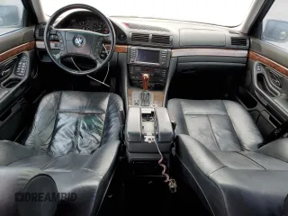 2001 BMW 7 Series 740iA with VIN WBAGG83451DN84085, listed as a Copart auction lot 43478885 with 0 mi miles and Clean Title. Bid and sale history available at carsss.com. Image 8.