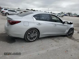 2019 Infiniti Q50 3.0t Signature Edition with VIN JN1EV7AP6KM514591, listed as a Copart auction lot 84735724 with 64,178 mi miles and Non Repairable. Bid and sale history available at carsss.com. Image 3.