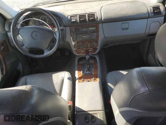 1998 Mercedes-Benz M-Class with VIN 4JGAB54E5WA035441, listed as a Copart auction lot 78328944 with 203,303 mi miles and Salvage Title. Bid and sale history available at carsss.com. Image 8.