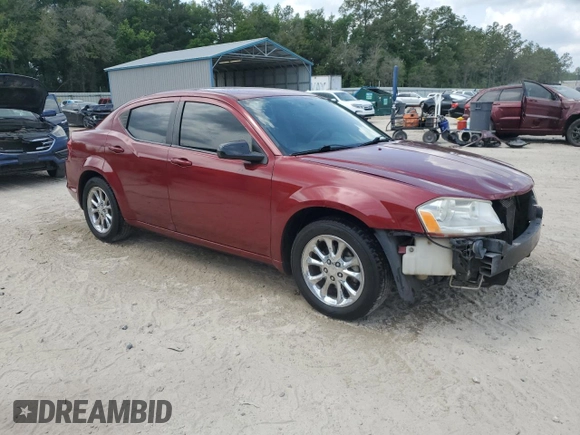 2014 Dodge Avenger SE with VIN 1C3CDZAB4EN220973, listed as a Copart auction lot 53790615 with 150,336 mi miles and Salvage Title. Bid and sale history available at DreamBid. Image 4.