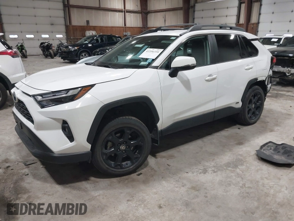 2023 Toyota RAV4 Hybrid XLE with VIN 2T3UWRFV1PW156948, listed as a IAAI auction lot 41556334 with 21,196 mi miles. Bid and sale history available at carsss.com. Image 18.