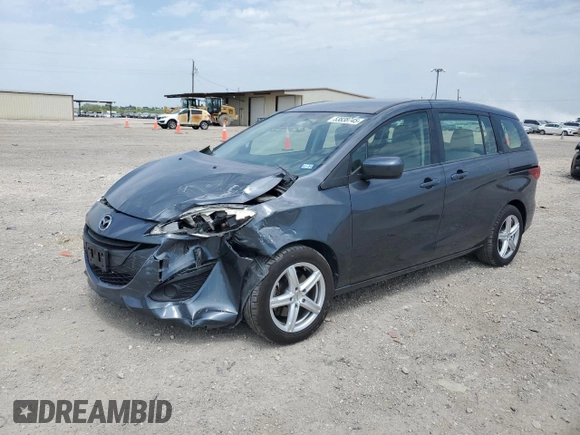 2012 Mazda 5 Sport with VIN JM1CW2BLXC0144268, listed as a Copart auction lot 53838745 with 47,993 mi miles and Salvage Title. Bid and sale history available at DreamBid. Image 1.