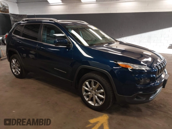 2018 Jeep Cherokee Limited with VIN 1C4PJMDXXJD611125, listed as a IAAI auction lot 41811985 with 148,956 mi miles. Bid and sale history available at carsss.com. Image 1.