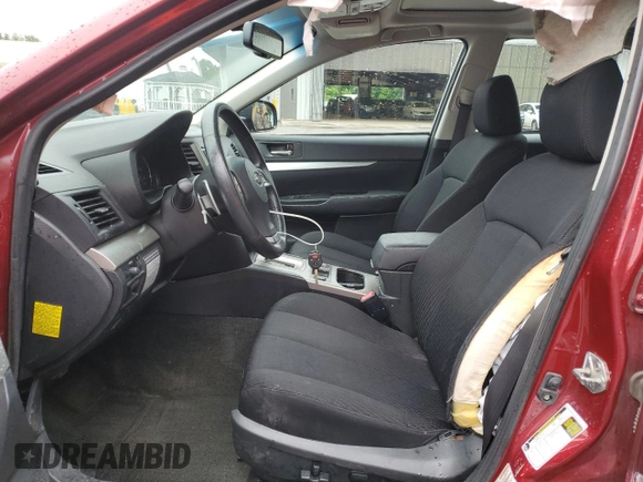 2012 Subaru Legacy Premium с VIN 4S3BMBG67C3032708, выставлен на аукционе Copart как лот 63787595 с пробегом 110 225 миль миль и Списание • Salvage title. История ставок и продаж доступна на DreamBid. Изображение 7.