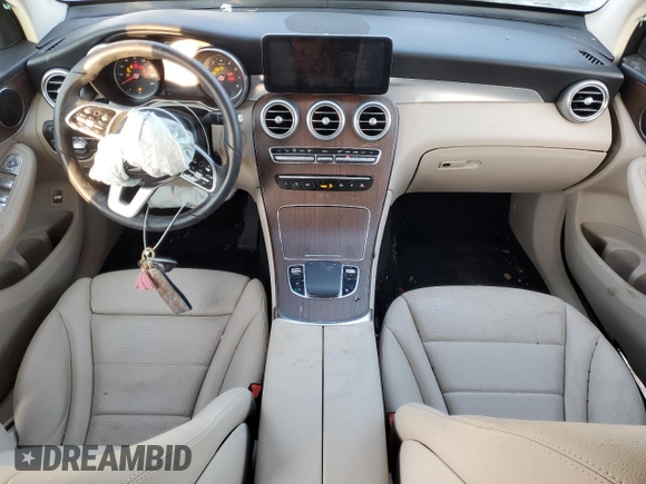 2020 Mercedes-Benz GLC with VIN W1N0G8EB4LF849854, listed as a Copart auction lot 88277315 with 7,224 mi miles and Salvage Title. Bid and sale history available at carsss.com. Image 8.