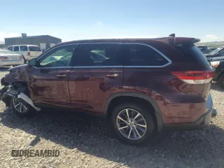 2019 Toyota Highlander SE z VIN 5TDJZRFH2KS988314, wystawiony jako Copart lot #54784145 z przebiegiem 57 851 mil mil oraz Szkoda całkowita • Salvage title. Historia ofert i sprzedaży dostępna na DreamBid. Obrazek 2.