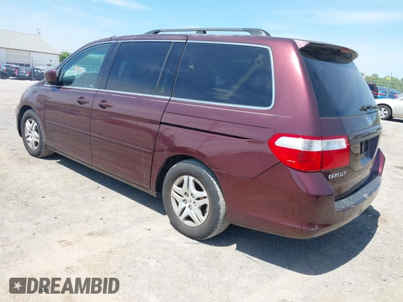 2007 Honda Odyssey EX-L with VIN 5FNRL38717B455291, listed as a IAAI auction lot 42253070 with 222,016 mi miles and . Bid and sale history available at DreamBid. Image 3.