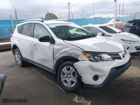 2013 Toyota RAV4 LE with VIN JTMZFREV9DD016890, listed as a IAAI auction lot 41736523 with 140,079 mi miles. Bid and sale history available at carsss.com. Image 1.