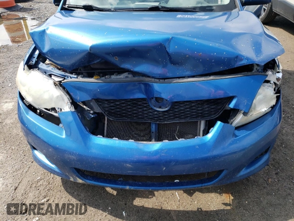 2010 Toyota Corolla with VIN 1NXBU4EE9AZ212426, listed as a Copart auction lot 58755625 with Not provided miles and Clean title. Bid and sale history available at DreamBid. Image 11.