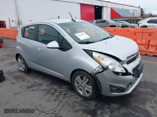 2014 Chevrolet Spark LT with VIN KL8CD6S95EC458499, listed as a IAAI auction lot 41614652 with 133,628 mi miles. Bid and sale history available at carsss.com. Image 1.