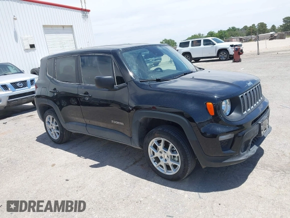 2023 Jeep Renegade Latitude with VIN ZACNJDB17PPP70052, listed as a IAAI auction lot 42223663 with 27,606 mi miles and . Bid and sale history available at DreamBid. Image 13.