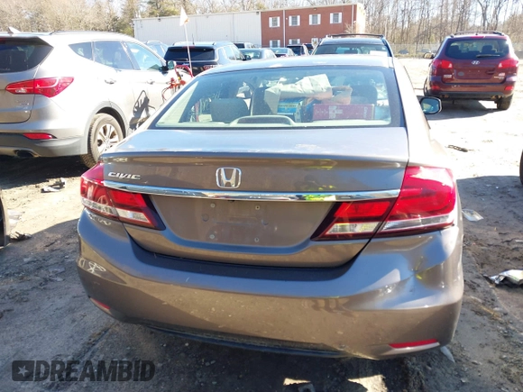 2013 Honda Civic LX with VIN 2HGFB2F59DH598885, listed as a IAAI auction lot 41734451 with 124,453 mi miles and . Bid and sale history available at DreamBid. Image 17.
