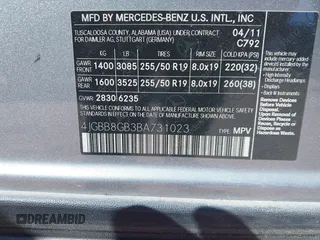 2011 Mercedes-Benz M 350 with VIN 4JGBB8GB3BA731023, listed as a IAAI auction lot 41711902 with 111,201 mi miles and . Bid and sale history available at DreamBid. Image 9.