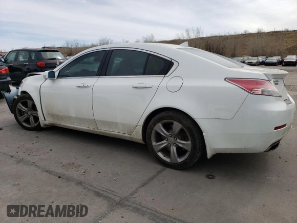 2012 Acura TL Tech Auto with VIN 19UUA9F57CA007811, listed as a Copart auction lot 50191885 with 73,550 mi miles and Salvage Title. Bid and sale history available at carsss.com. Image 2.