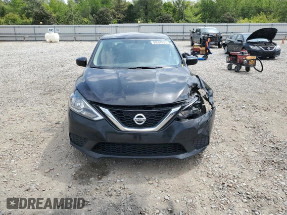 2017 Nissan Sentra SV with VIN 3N1AB7AP1HY349403, listed as a Copart auction lot 53557035 with 105,915 mi miles and Salvage Title. Bid and sale history available at carsss.com. Image 5.