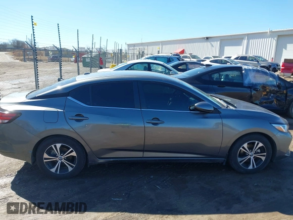 2021 Nissan Sentra SV with VIN 3N1AB8CV8MY289678, listed as a IAAI auction lot 41741573 with 26,474 mi miles. Bid and sale history available at carsss.com. Image 13.