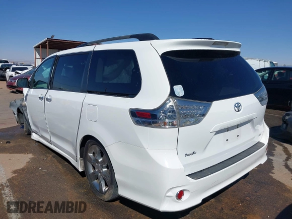 2014 Toyota Sienna SE with VIN 5TDXK3DC1ES417081, listed as a IAAI auction lot 41850444 with 173,545 mi miles. Bid and sale history available at carsss.com. Image 14.