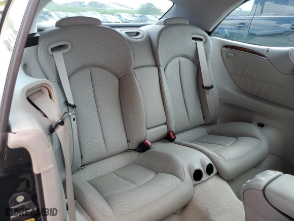 2005 Mercedes-Benz CLK-Class 5.0L with VIN WDBTK75G45T035778, listed as a Copart auction lot 51510295 with 44,100 mi miles and Salvage Title. Bid and sale history available at carsss.com. Image 10.