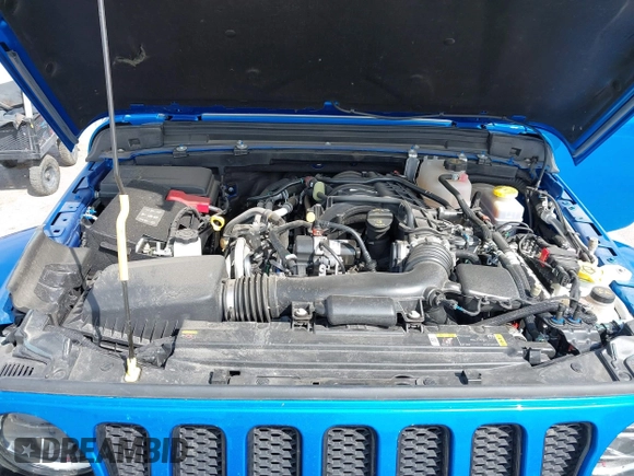 2023 Jeep Wrangler Sahara with VIN 1C4HJXEG4PW584800, listed as a IAAI auction lot 41908392 with 22,108 mi miles and . Bid and sale history available at DreamBid. Image 10.