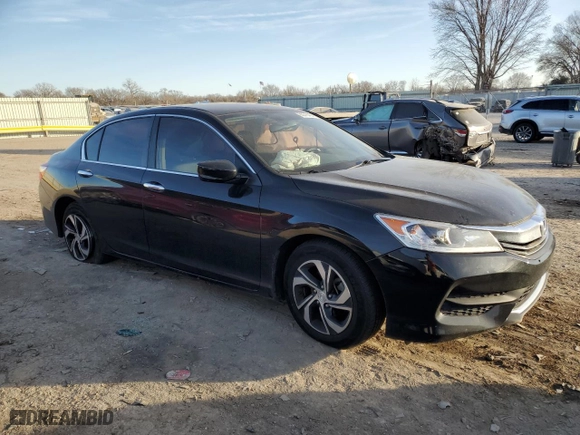 2017 Honda Accord Sedan LX with VIN 1HGCR2F32HA277627, listed as a Copart auction lot 85315454 with 110,490 mi miles and Salvage Title. Bid and sale history available at carsss.com. Image 4.