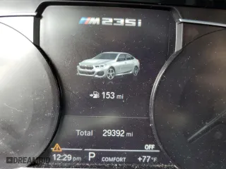 2020 BMW 2 Series M235i xDrive with VIN WBA13AL05L7F65286, listed as a Copart auction lot 64233602 with 29,392 mi miles. Bid and sale history available at carsss.com. Image 8.
