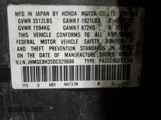 2013 Honda Fit with VIN JHMGE8H35DC029686, listed as a Copart auction lot 48829475 with 222,563 mi miles and Salvage Title. Bid and sale history available at carsss.com. Image 13.