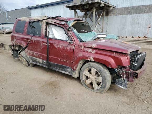 2017 Jeep Patriot High Altitude with VIN 1C4NJPFA5HD169107, listed as a Copart auction lot 50732395 with Not Provided miles and Non Repairable. Bid and sale history available at carsss.com. Image 4.