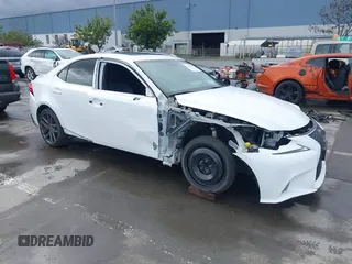 2016 Lexus IS with VIN JTHBE1D28G5022920, listed as a IAAI auction lot 41579199 with 37,813 mi miles and . Bid and sale history available at carsss.com. Image 1.