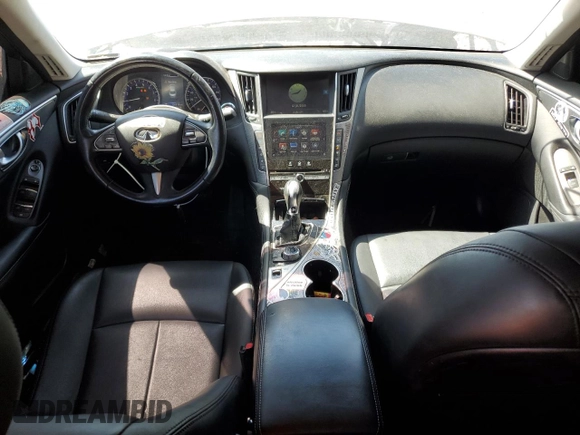 2014 Infiniti Q50 Sport with VIN JN1BV7AP8EM684880, listed as a Copart auction lot 53920175 with 104,519 mi miles and Clean title. Bid and sale history available at DreamBid. Image 8.