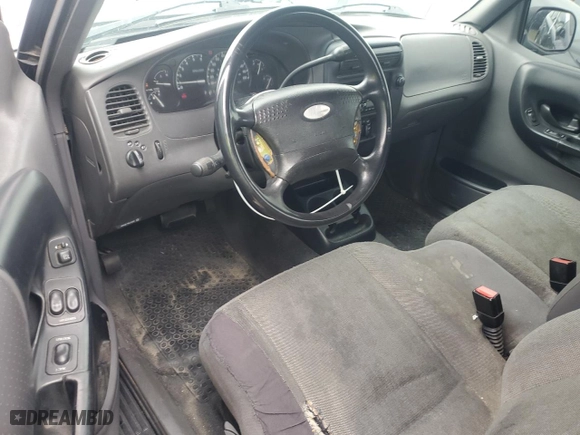 2002 Ford Ranger XL Fleet with VIN 1FTYR44V72PB53023, listed as a Copart auction lot 47576805 with 217,483 mi miles and Salvage Title. Bid and sale history available at carsss.com. Image 8.