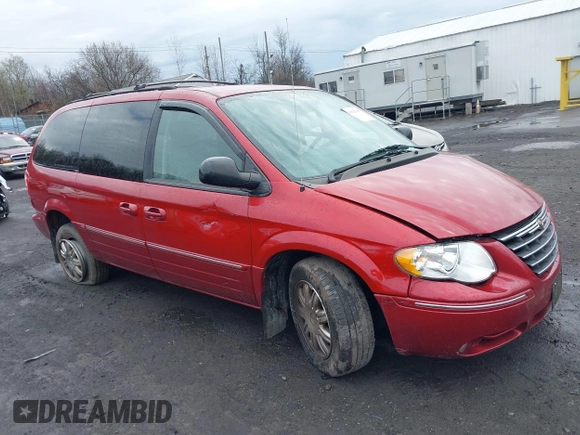 2006 Chrysler Town & Country LWB Limited with VIN 2A8GP64L36R907110, listed as a IAAI auction lot 42025696 with 69,711 mi miles. Bid and sale history available at carsss.com. Image 1.