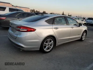 2018 Ford Fusion Hybrid SE with VIN 3FA6P0LU1JR154373, listed as a Copart auction lot 82924614 with 133,065 mi miles and Salvage Title. Bid and sale history available at carsss.com. Image 3.