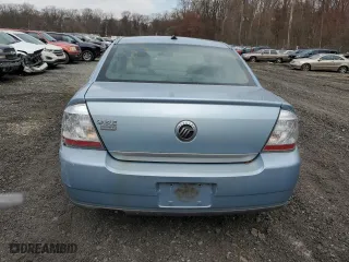 2008 Mercury Sable Premier with VIN 1MEHM42W18G621880, listed as a Copart auction lot 49954275 with 0 mi miles and Salvage Title. Bid and sale history available at carsss.com. Image 6.