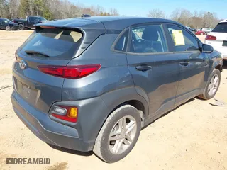 2021 Hyundai Kona SE with VIN KM8K12AA1MU705988, listed as a IAAI auction lot 41665055 with 52,719 mi miles. Bid and sale history available at carsss.com. Image 4.