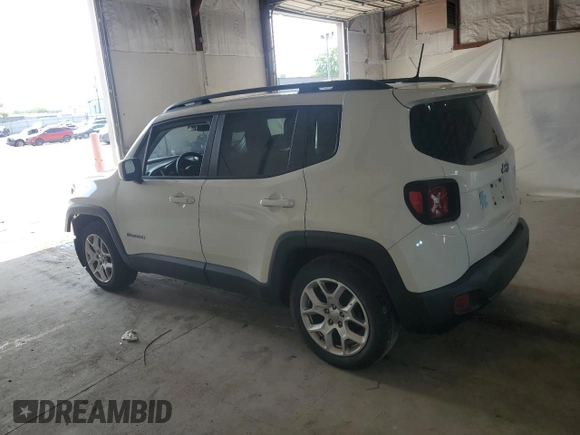 2018 Jeep Renegade Latitude z VIN ZACCJABB0JPH19596, wystawiony jako Copart lot #60263505 z przebiegiem 88 480 mil mil oraz Szkoda całkowita • Salvage title. Historia ofert i sprzedaży dostępna na DreamBid. Obrazek 2.